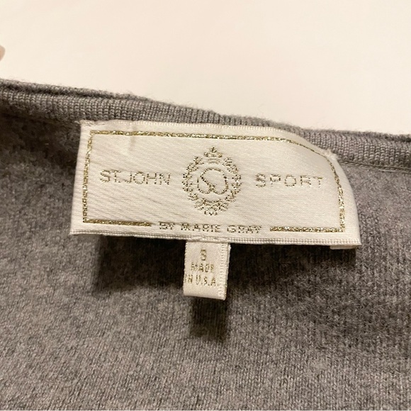 St John Sport by Marie Gray Cardigan Sweater Size Small - Picture 3 of 16